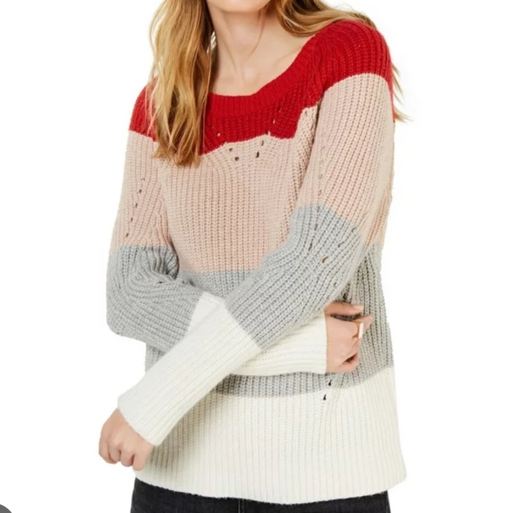 Lucky Brand Stripe Sweater size small